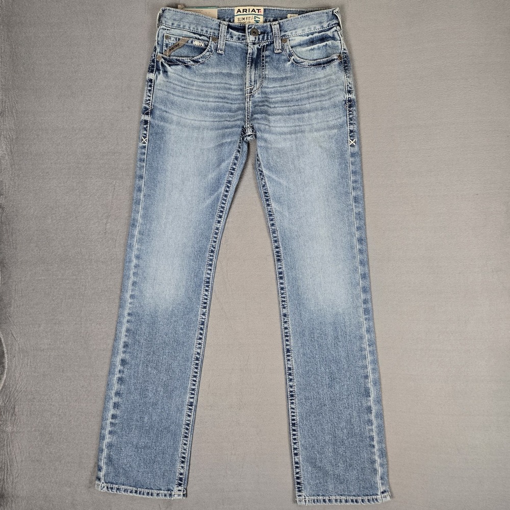 Ariat M7 Jeans Mens 32x36 Stirling Slim Fit Straight Leg Stretch Western NWT